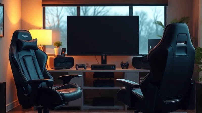 A gaming room: Run On Console is made by gamers, for gamers