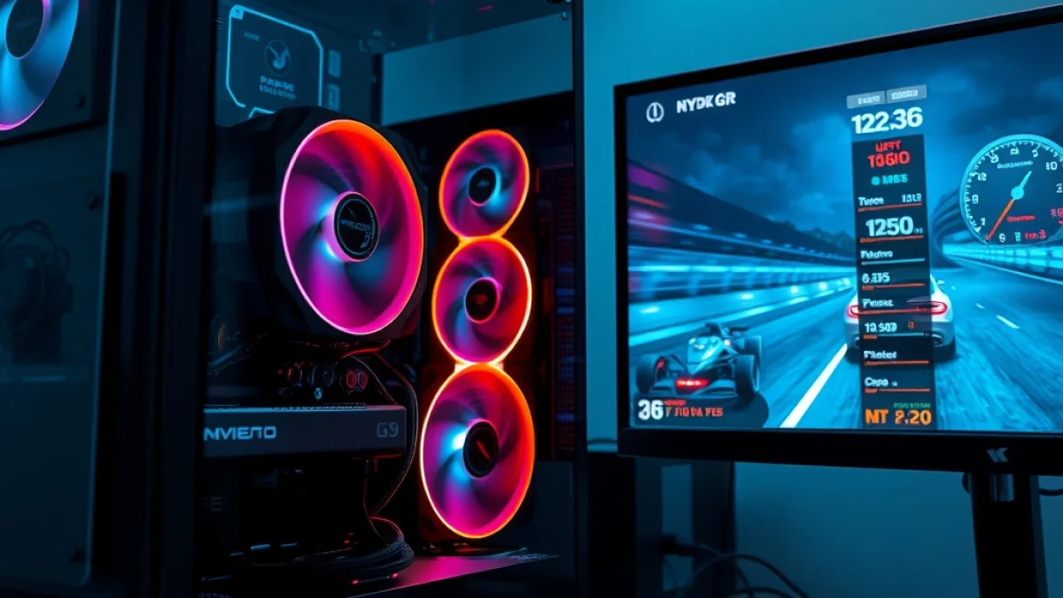A gaming PC with a graphics card and a monitor: PC hardware picks